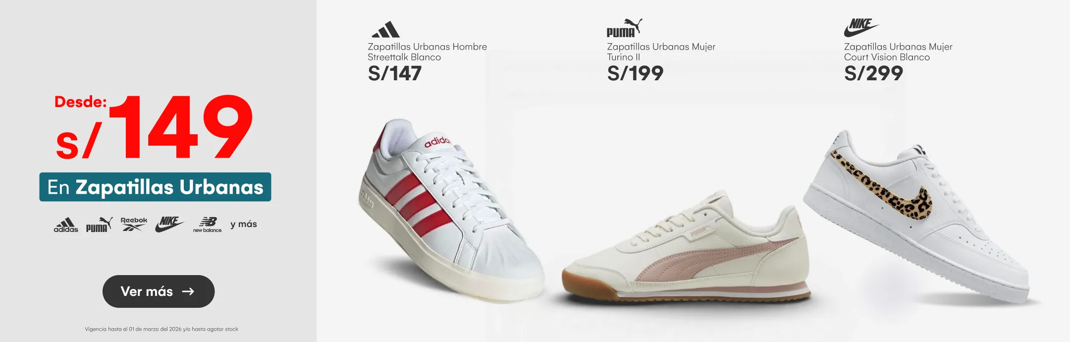 CALZADO-ZAPATILLAS (PUEDEN SER ZAPATILLAS ESCOLARES Y URBANAS)-ZAPATILLAS URBANAS DESDE 149-NULL-ADIDAS PUMA NIKE NEW BALANCE Y MÁS-1-20260220-1817