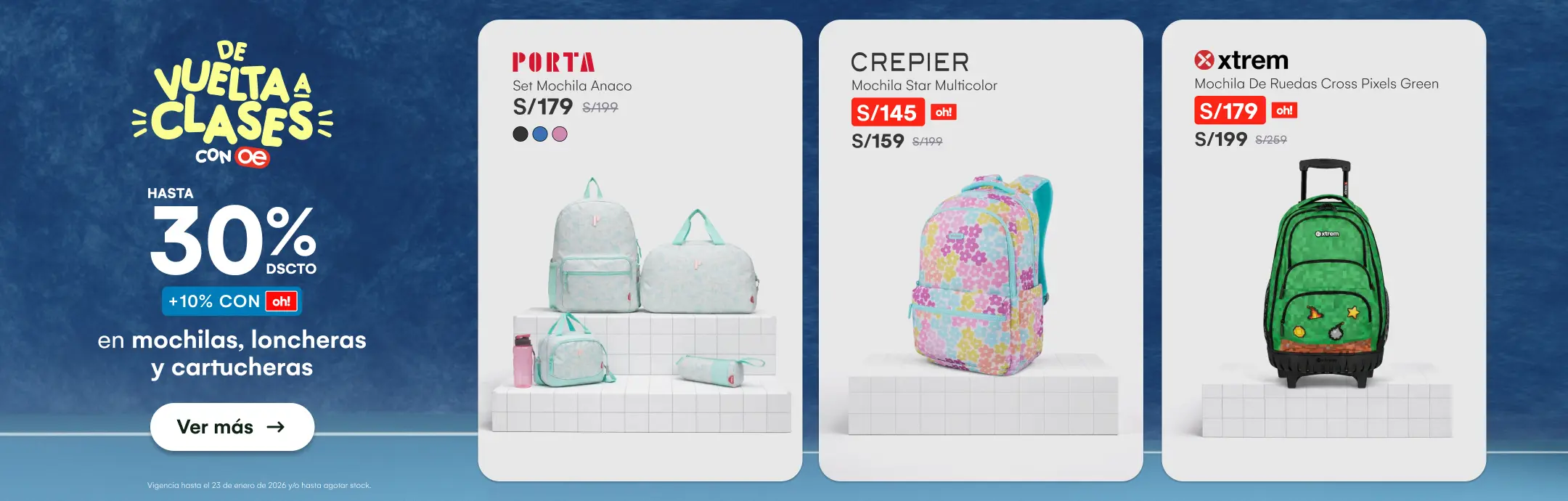INFANTIL-BTS-Hasta 30%   10% adic oh en mochilas loncheras y cartucheras-NULL-xtrem  porta crepier circus aereal zubito -3-20260206-2156