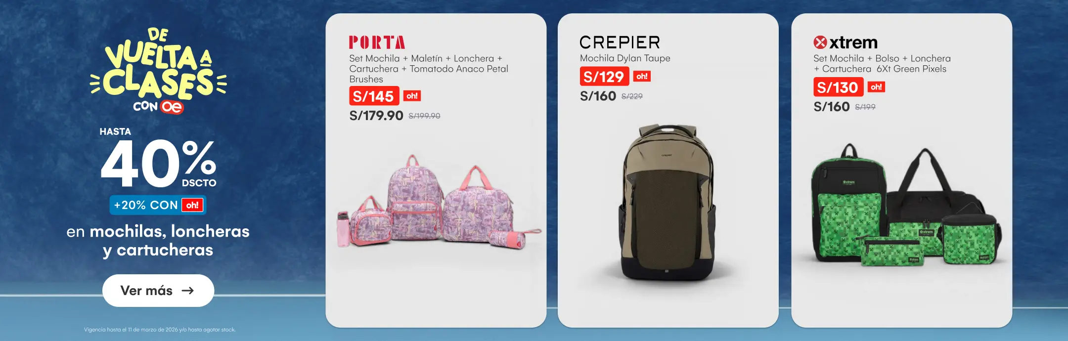 INFANTIL-BTS-Hasta 40% 20% adic oh en mochilas loncheras y cartucheras-2974221-XTREM PORTA CREPIER CIRCUR AEREAL ZUBITOBARBIE GABY DOLLHOUSE BLUEY-3-20260227-1734
