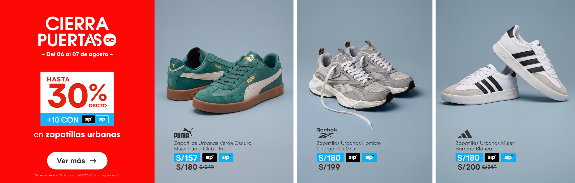 HOME-CALZADO-CALZADO-hasta 30% 10% sip en zapatillas urbanas-ADIDAS, PUMA, NEW BALANCE , NIKE , REEBOK Y MAS-7-20260806-0000-CP