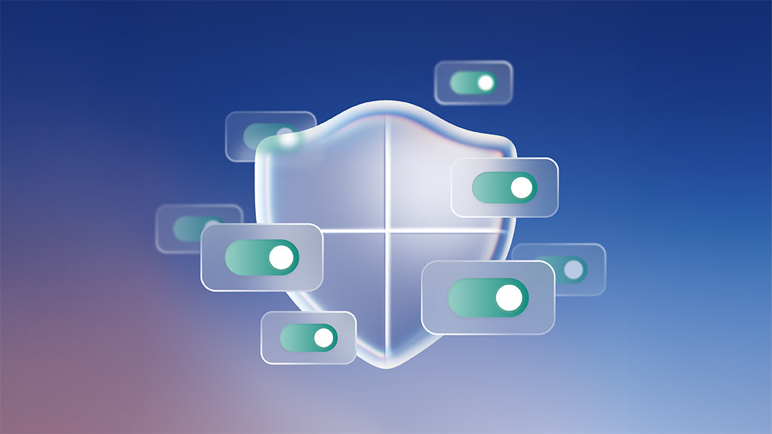 A shield surrounded by the best practices to help Copilot protect the handling of the user's interactions with it