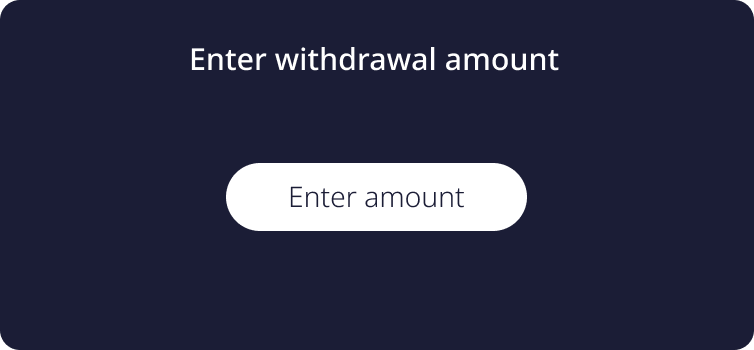 Westpac ATM Enter amount you wish to withdraw