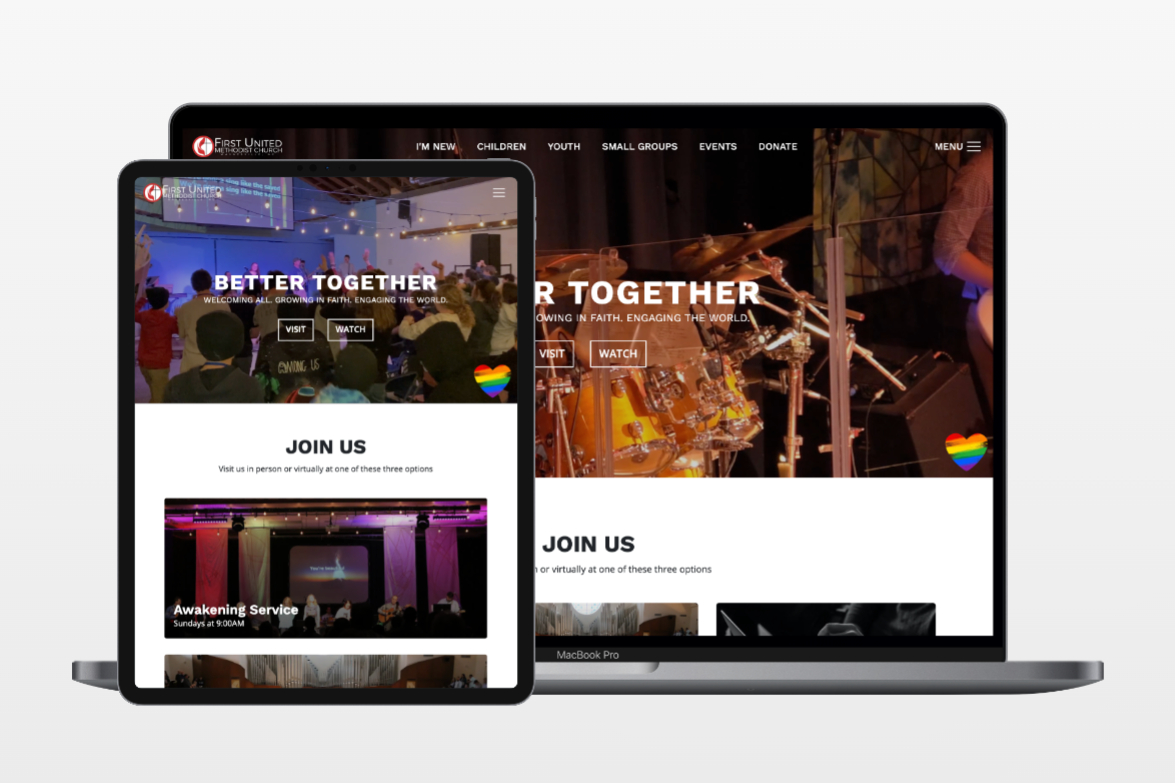 FUMC Website Mockup
