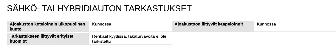 Inspektioner för el- eller hybridbilar