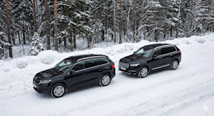 Volvo XC90, Skoda Kodiaq ja Mercedes-Benz GLE ovat hyviä vaihtoehtoja, mikäli tarvitaan pitkän kuljettajan lisäksi tilaa pidemmille matkustajille. 