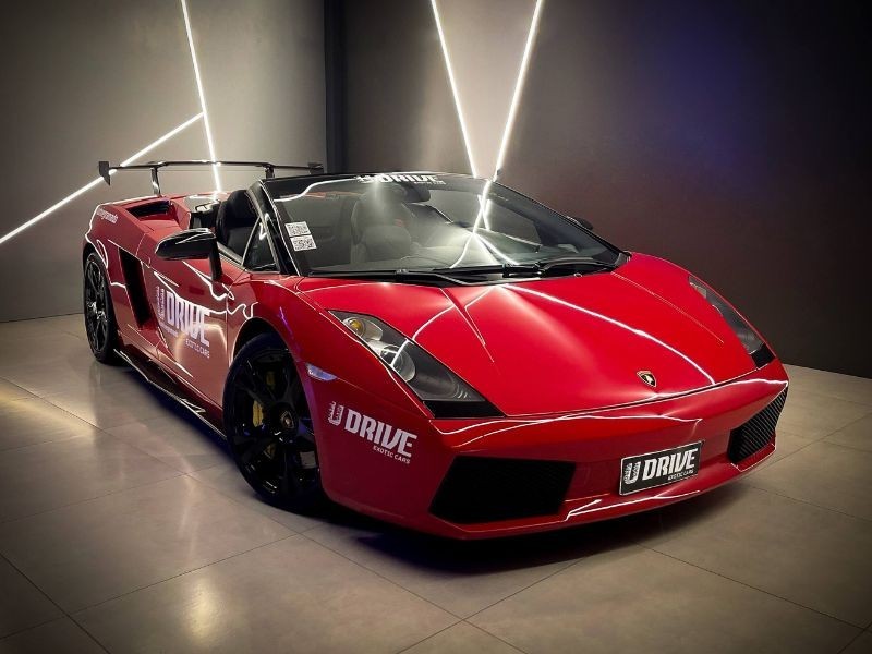 Udrive Exotic Cars - Lamborghini Gallardo Spyder Conversível