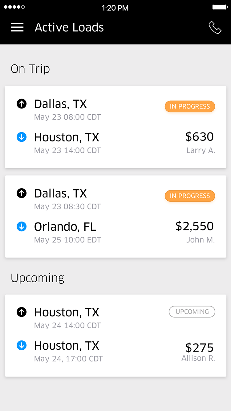 Carriers Find Truck Loads Faster and Easier Uber Freight