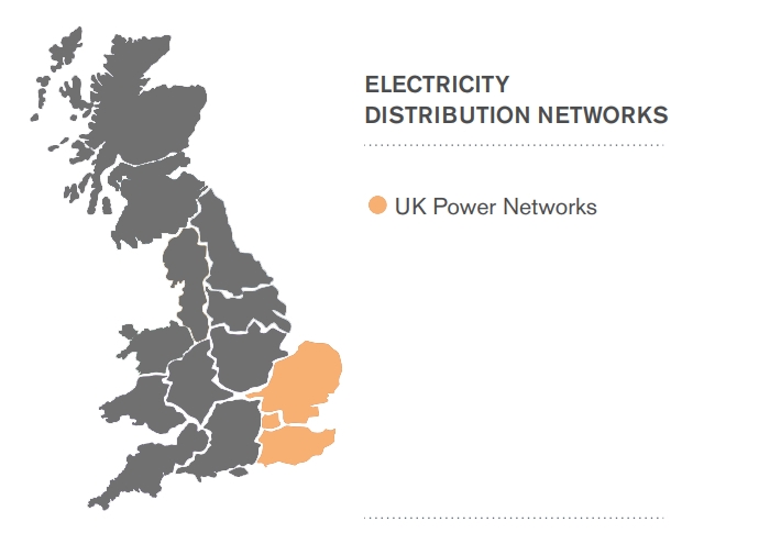 DNO map UK Power Networks