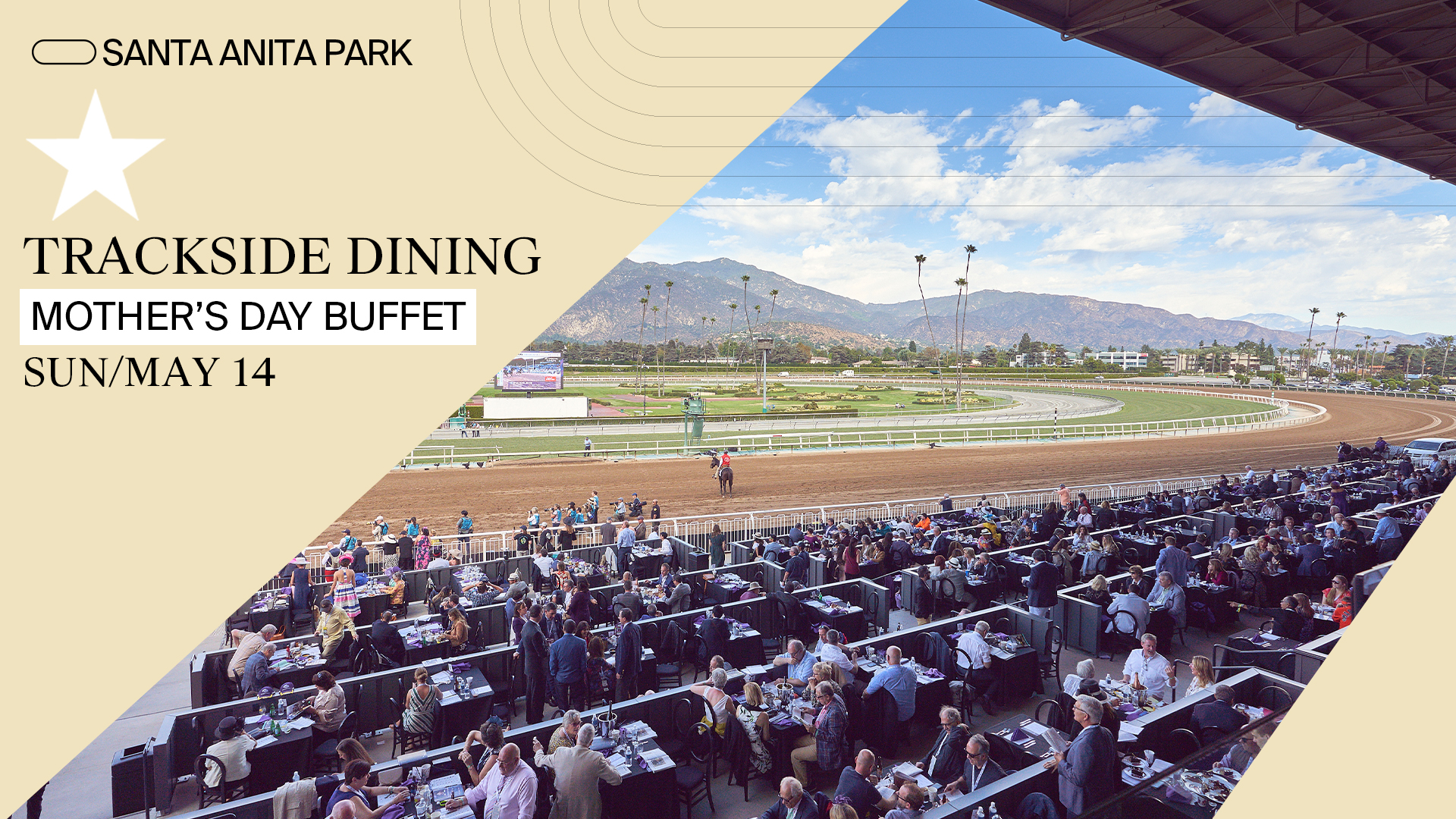 Trackside Dining Mother's Day Buffet - SOLD OUT | Santa Anita Park