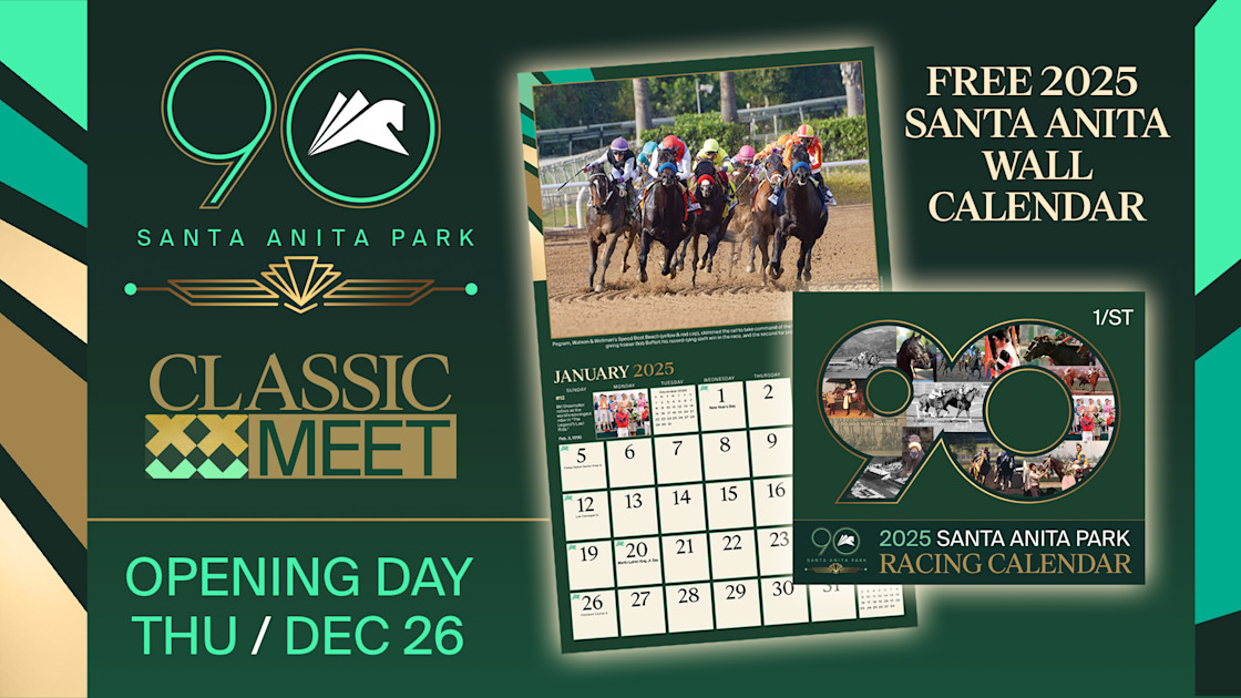 Thoroughbred Horse Racing in Southern California Santa Anita Park