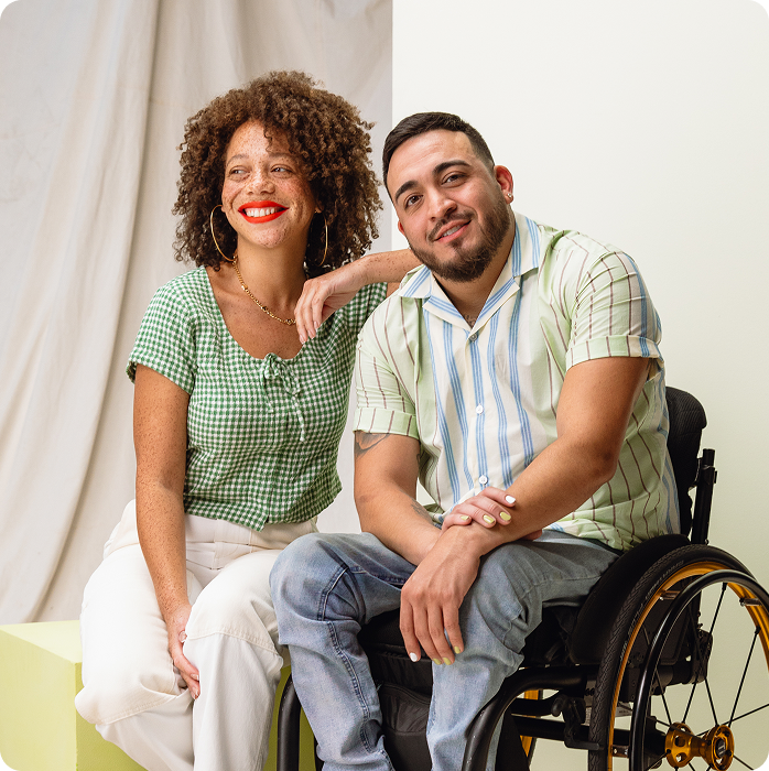 People smiling