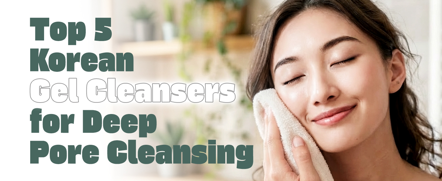 Top 5 Korean Gel Cleansers for Deep Pore Cleansing
