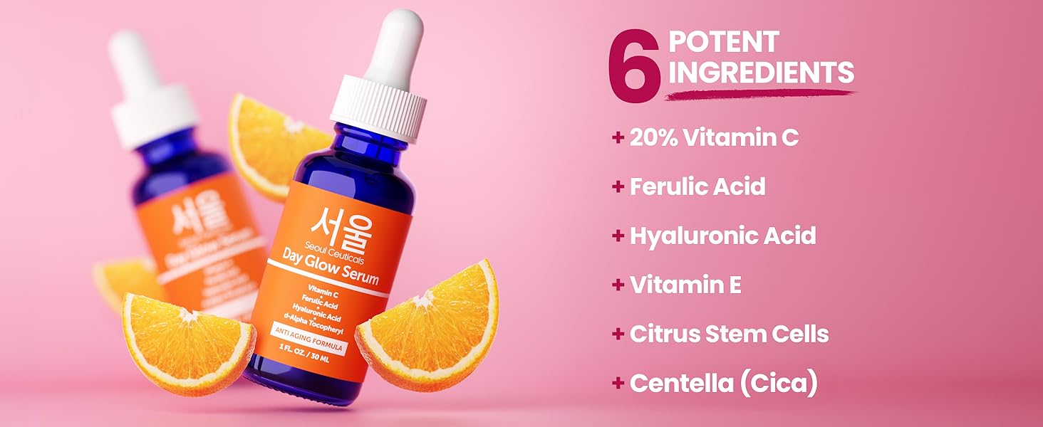 SeoulCeuticals Korean Skin Care 20% Vitamin C Serum
