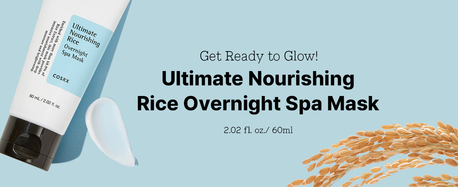 COSRX Ultimate Nourishing Rice Overnight Spa Mask