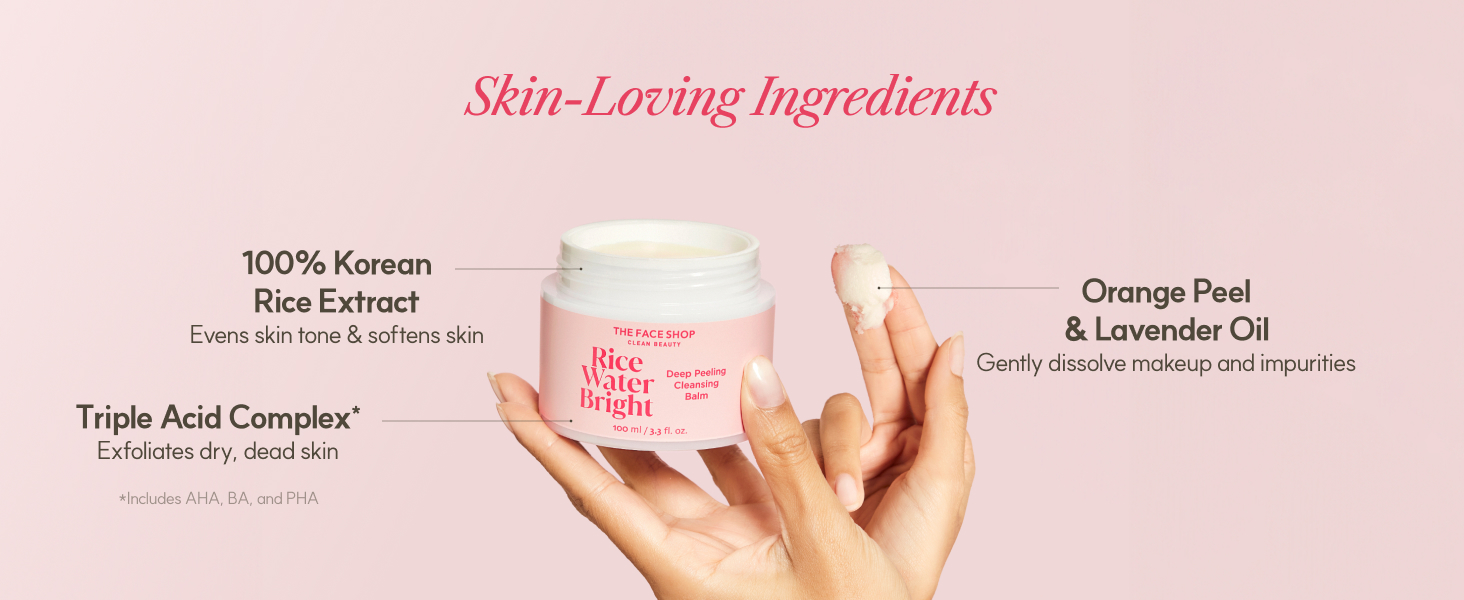 The Face Shop Rice Water Bright Cleansing Balm