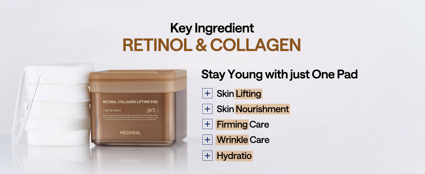 MEDIHEAL Retinol Collagen Lifting Pad