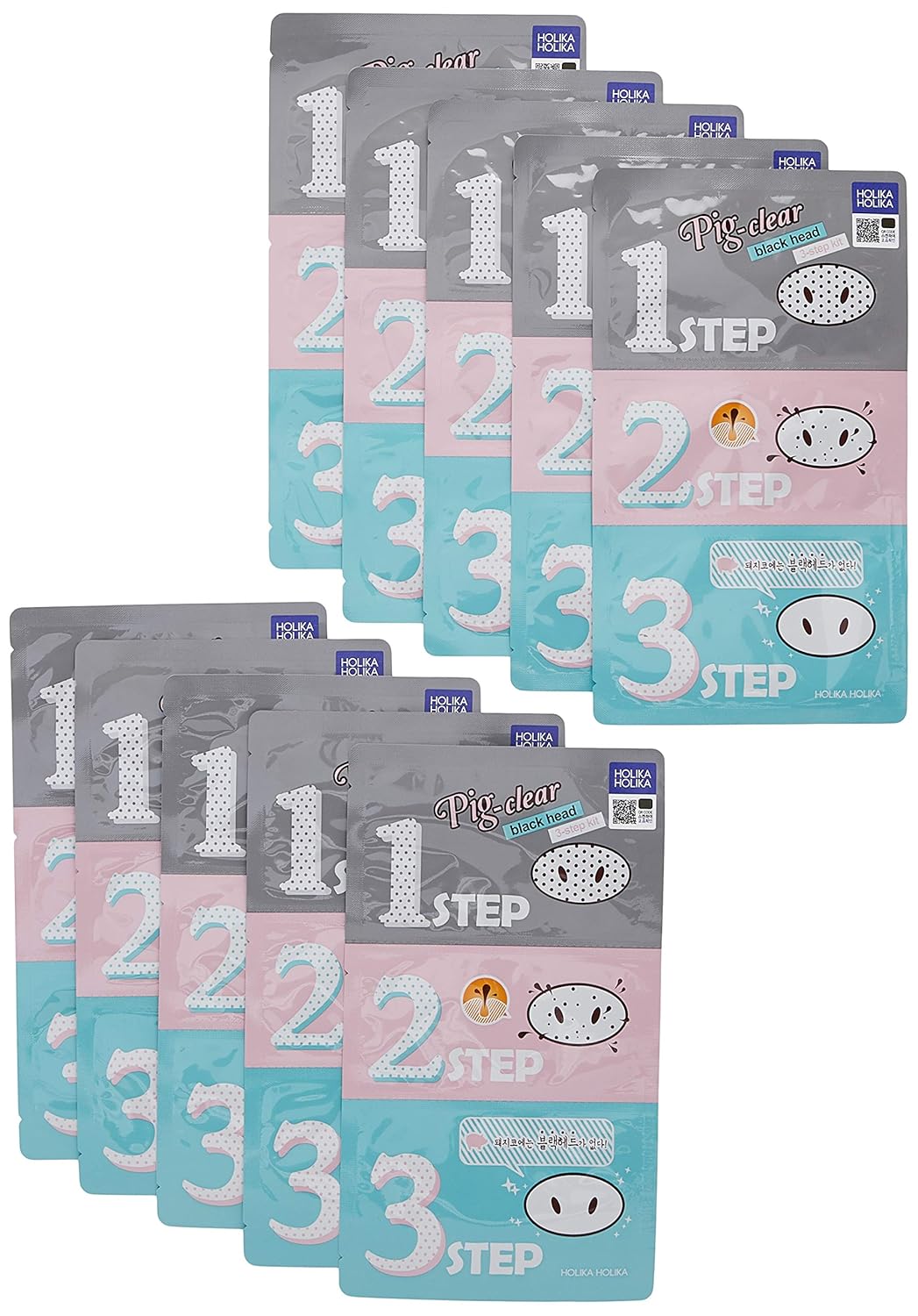 HOLIKA HOLIKA Pig Clear Blackhead 3-Step Kit