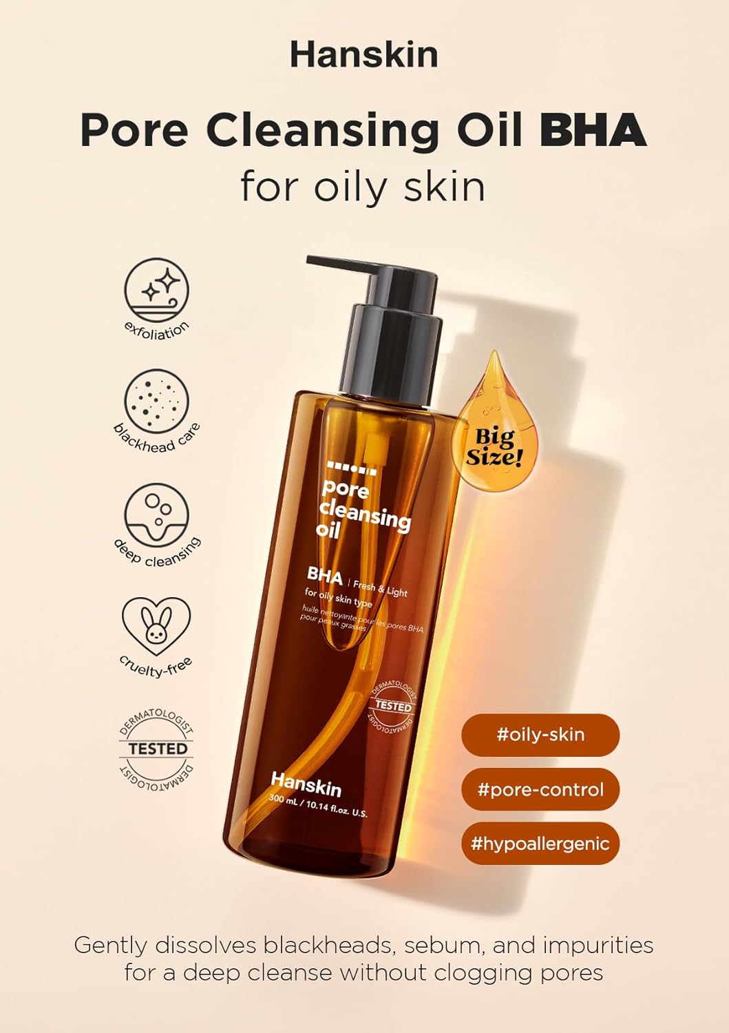 Hanskin Cleansing Oil & Blackhead PHA