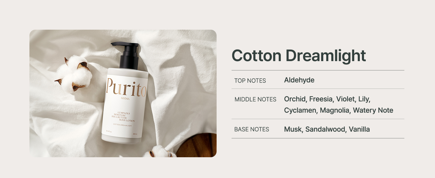 PURITO Luminous Moisture Shea Butter Body Lotion