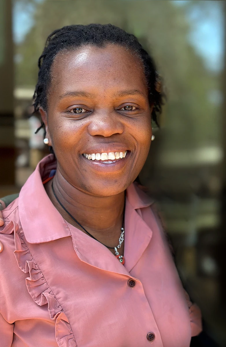 Portrait of Rose Ngilisho smiling