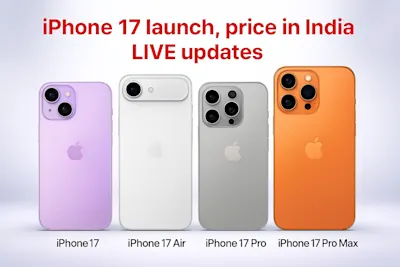 Apple Event 2025: iPhone 17 Series, iPhone Air, Pro और Pro Max कीमतें भारत में