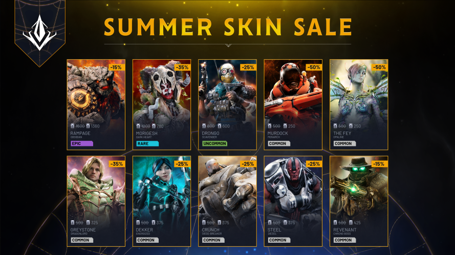 Summer Skin Sale Week 1
