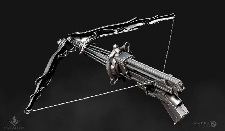 huntress crossbow render