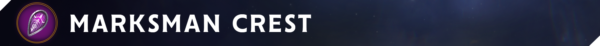 Web Banner Items Marksman Crest