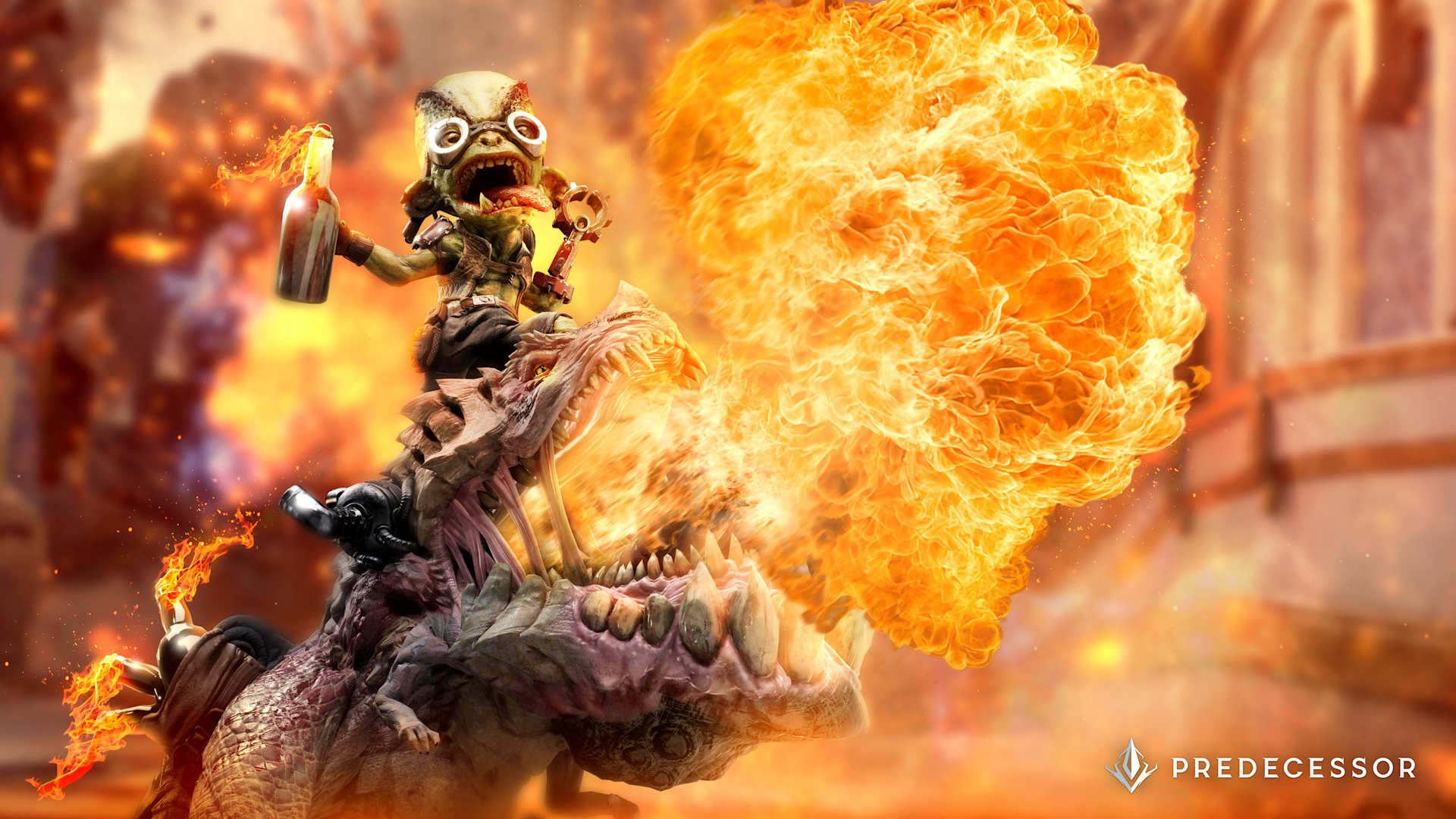 アートポスター クレア・ロハス エキシビジョンポスター Iggy & Scorch Full Hero Art | Predecessor