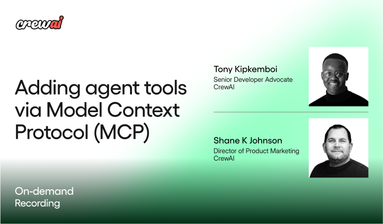 Adding agent tools via model context protocol (MCP) | CrewAI