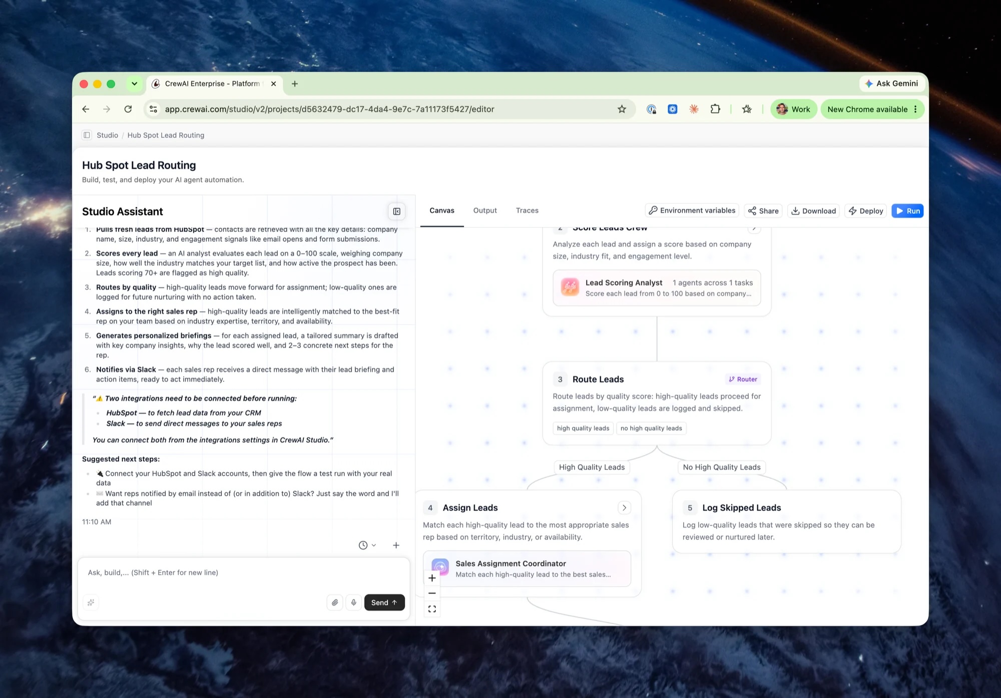 CrewAI Flow using a router to send work down different execution paths