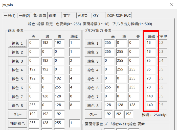 Jw Cadで線の太さを設定するならコレ おすすめの線の太さ 設定方法 Dare ブログ