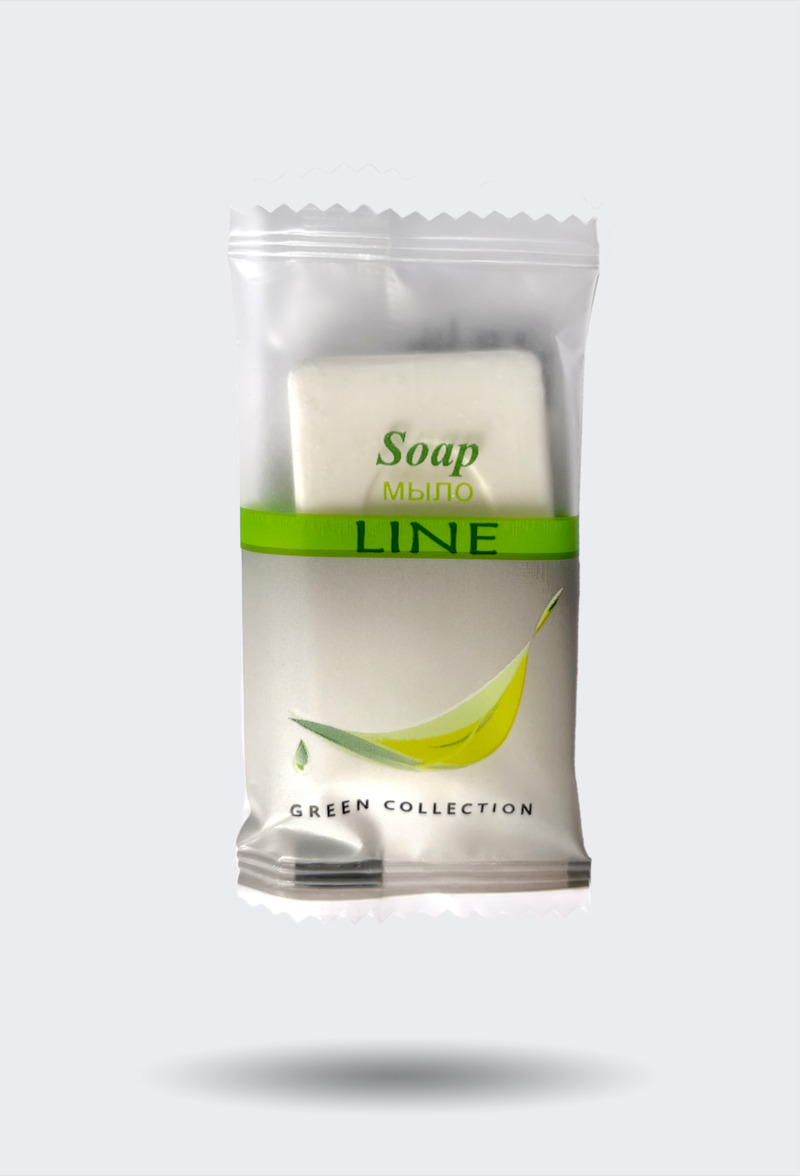 Одноразовое мыло прямоугольное Green Soap  для отелей