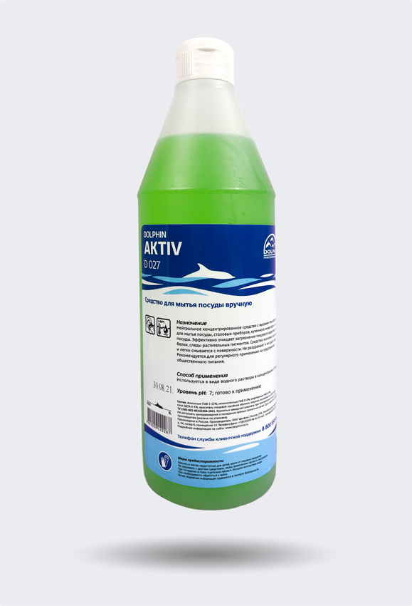 Средство для мытья посуды Dolphin Aktiv D027-1