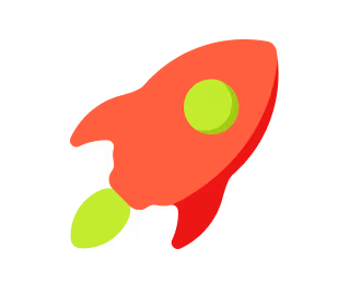 An icon of a rocket