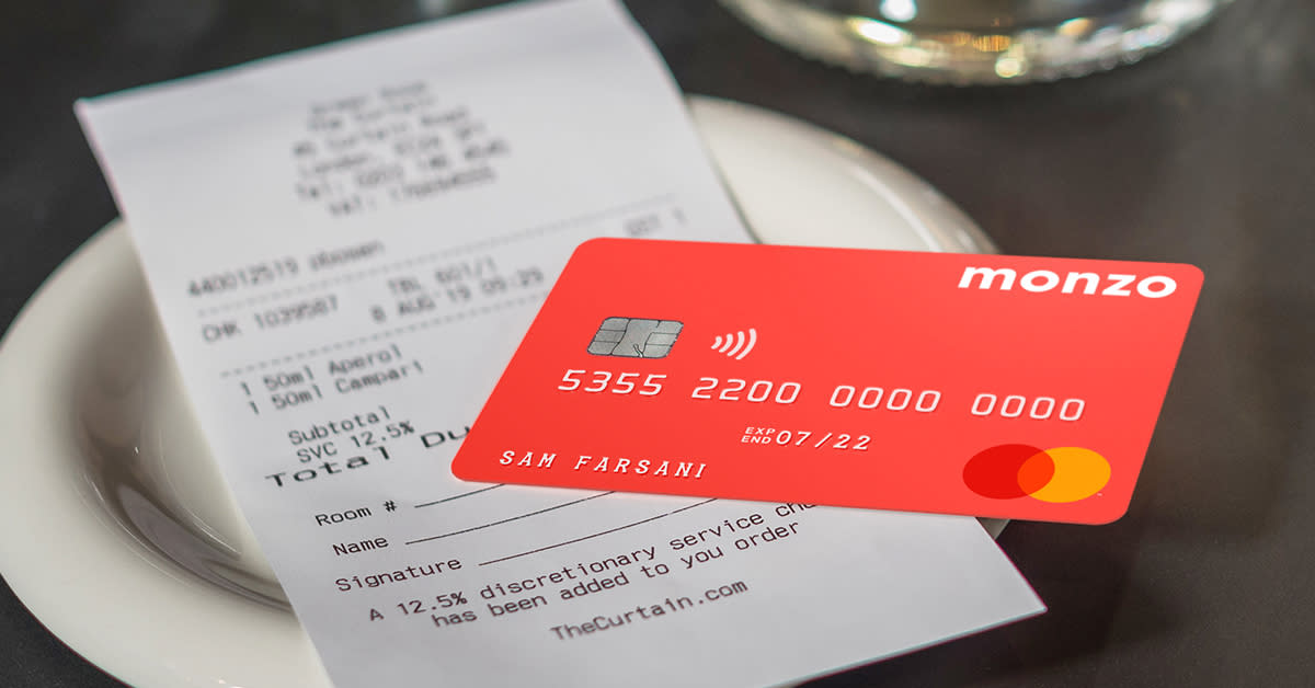 Monzo card