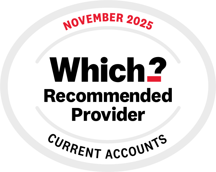 Which? Recommended Provider for Current Accounts, November 2025.