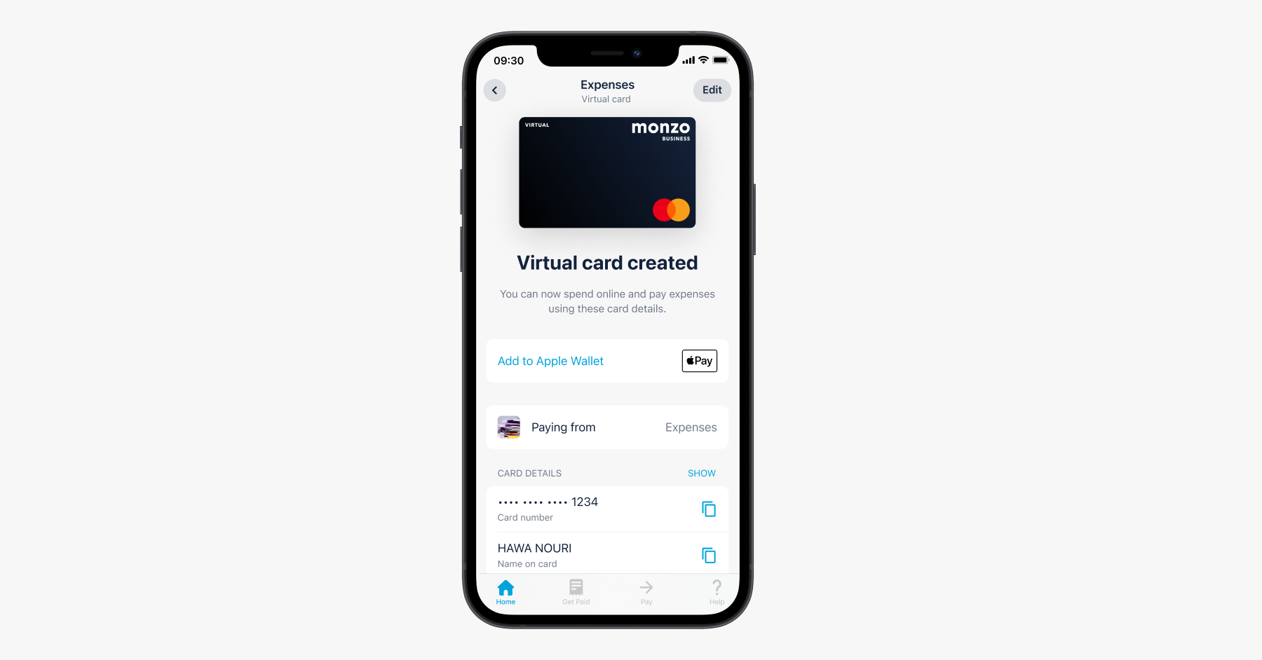 virtual-cards-a-new-feature-for-monzo-business-pro