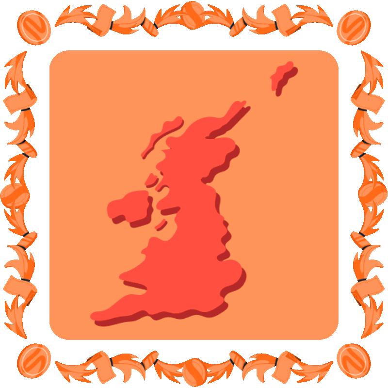 A map of the UK showing placements of Lidl and Aldi logos in the regions that spent the most in 2025.