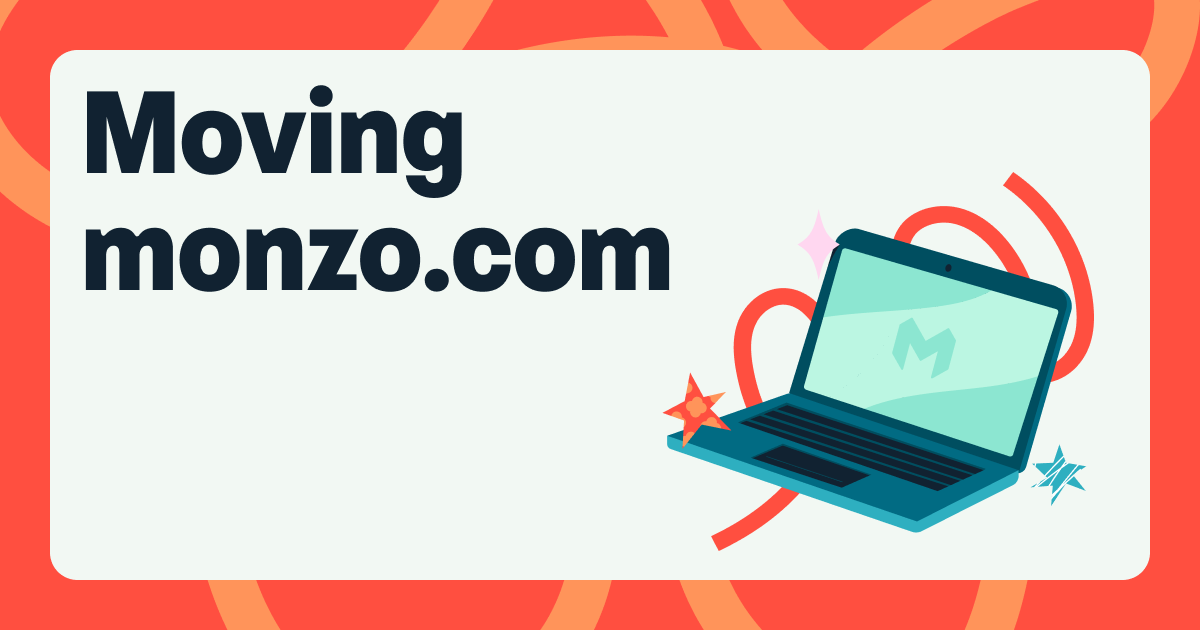 Image banner that says 'Moving monzo.com'