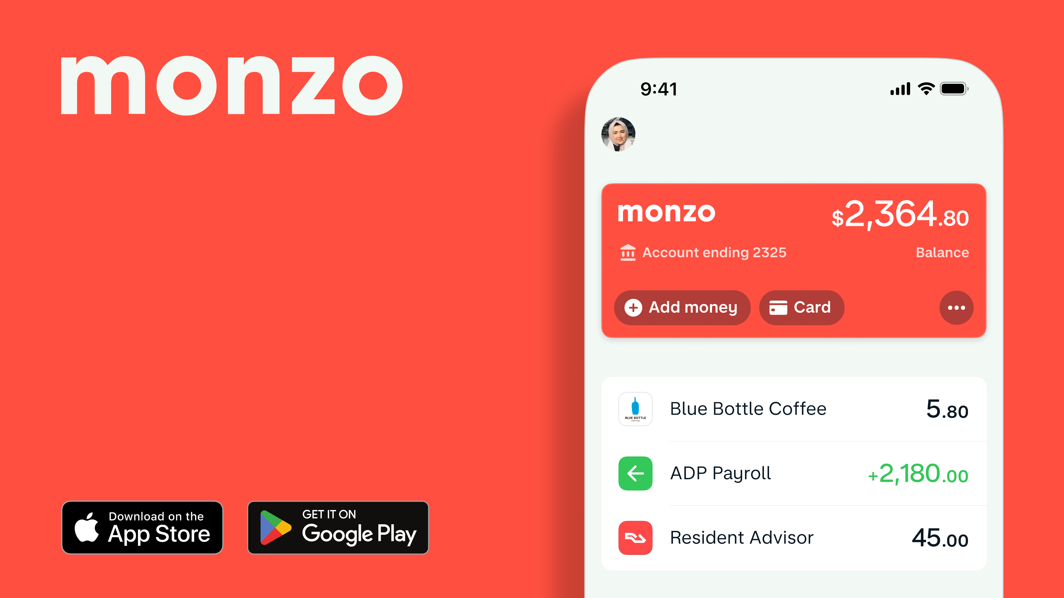 Monzo | Fee and stress free digital banking