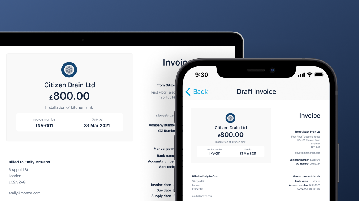 Introducing new and improved invoices on Business Pro