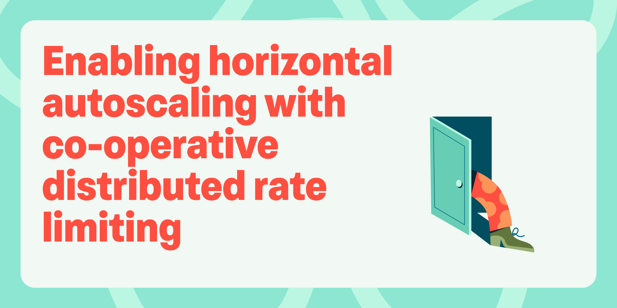 Enabling horizontal autoscaling with co-operative distributed rate limiting