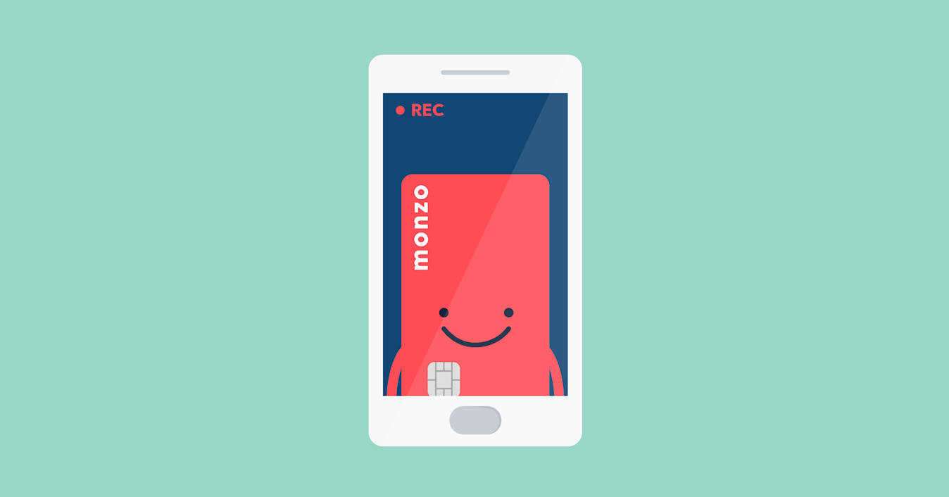 Illustration of Hot Chip taking a video selfie