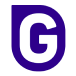 GamCare gambling charity's logo – a white G against a purple background