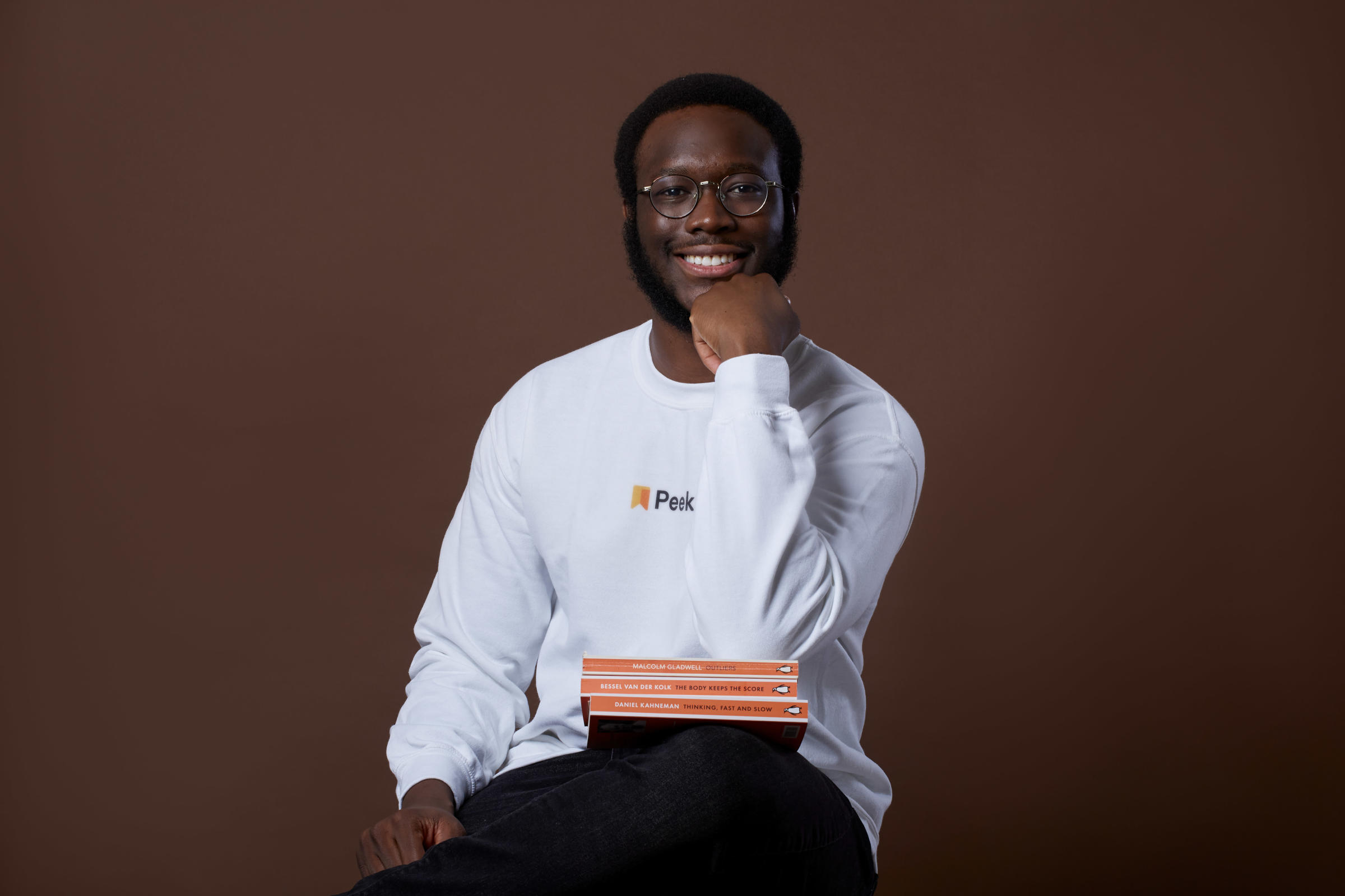 Potrait photo of Emmanuel, Product Manager at Peek