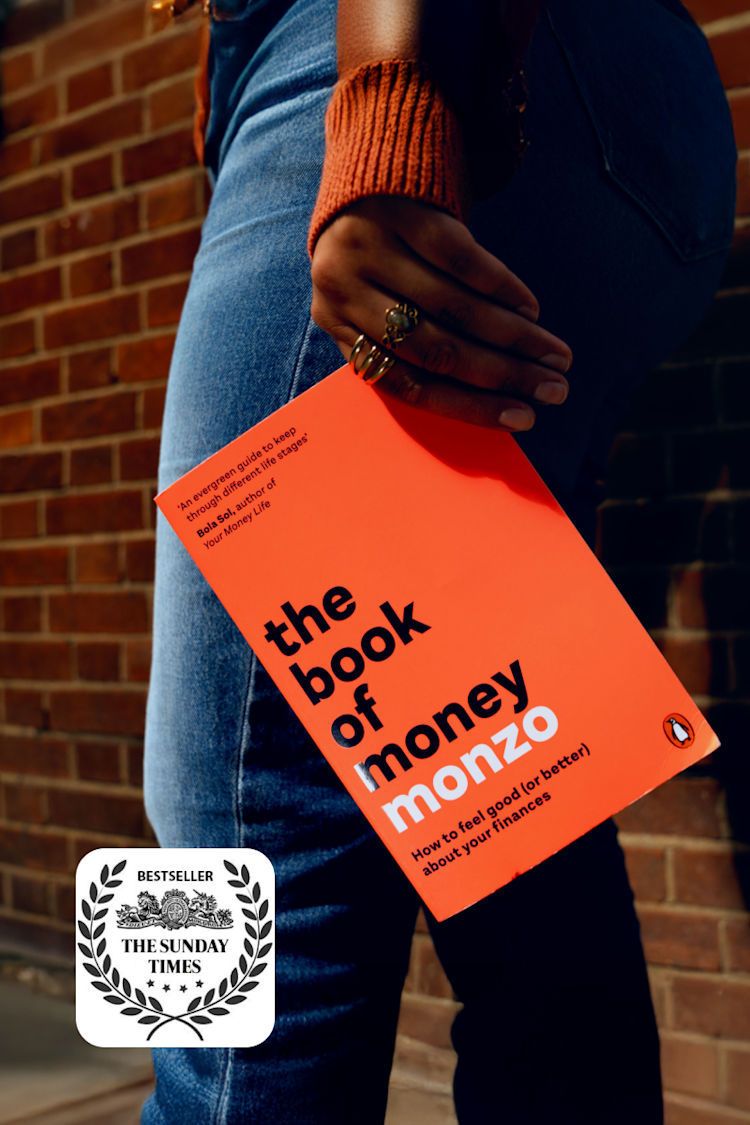 The book of money with the Sunday Times bestseller sticker