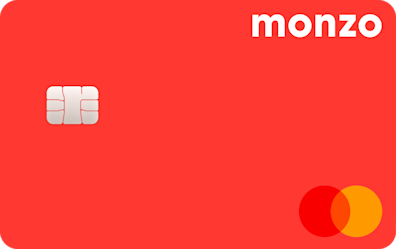 Monzo core hot coral card