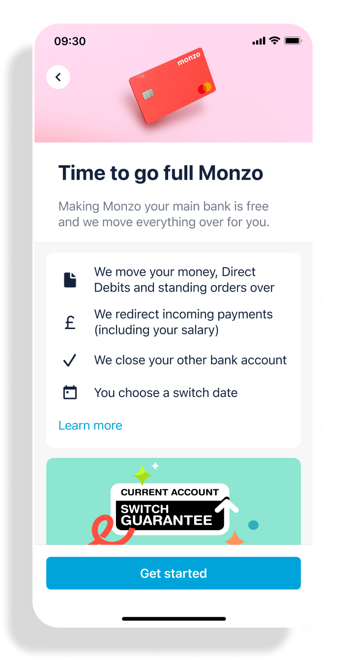 Switch to Monzo