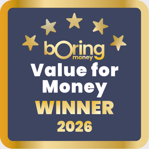 Value for Money Winner – Boring Money Awards 2026